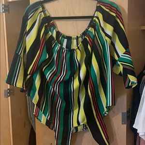 Off the shoulder blouse